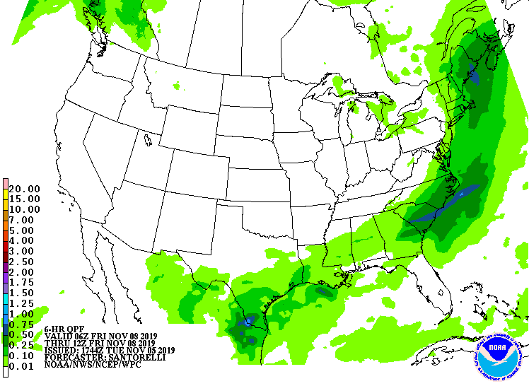 6 Hour Quantitative Precipitation Forecast